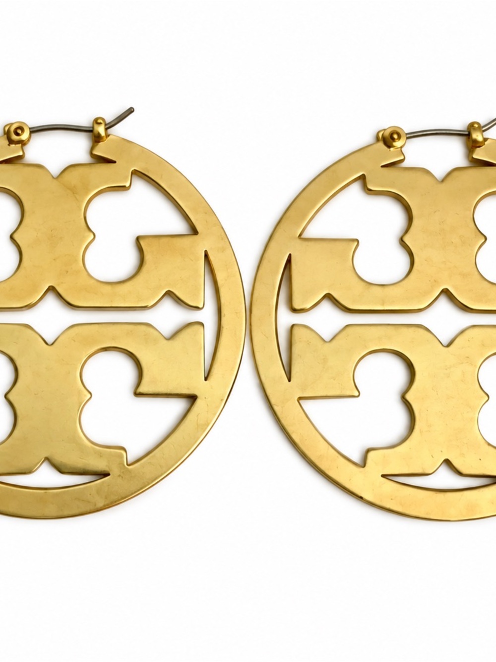 🍀Gold Fashion Hoop Disc Earrings